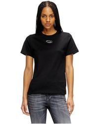 DIESEL - T-Shirt Korte Mouw A16841 0Clbr T-Regs-Od-Q1-9Xx - Lyst