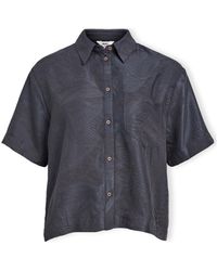 Object - Blouses Hannima Shirt S/S - Black - Lyst