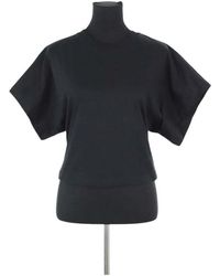 Berenice - T-shirt T-shirt en coton noir - Lyst