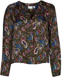 Vila - Chemise Visurina V-Neck L/S Top - Lyst
