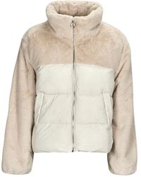 ONLY - Donsjas Onlwanja Fur Puffer Mix Jacket Cc Otw - Lyst