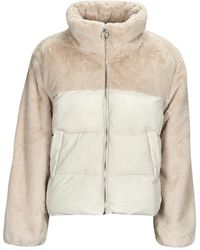 ONLY - Piumino Onlwanja Fur Puffer Mix Jacket Cc Otw - Lyst