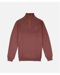 Oxbow - Pull Col montant demi-zip PENZI - Lyst