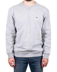 Lee Jeans - Sweat-shirt Sweat PLAIN CREW Gris - Lyst