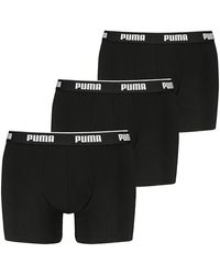 PUMA - Maillots De Corps Everyday Basic Boxers 3P - Lyst