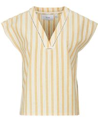 Vila - Camicetta Viseldia V-Neck S/S Top - Lyst