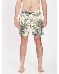 Volcom - Maillots de bain Bañador Center Print Trunk 17 - Dawn Yellow - Lyst