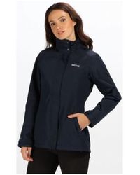 Regatta Daysha Lightweight Waterproof Jacket Blue Coat