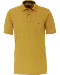 CASA MODA - T-shirt Polo Stretch Jaune - Lyst