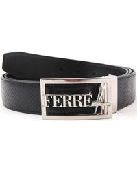 Ferré GIANFRANCO FERRÈ 1816-U900 CINTURA IN PELLE Uomo NERO