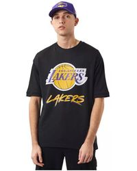 KTZ - T-shirt LA Lakers NBA Script - Lyst