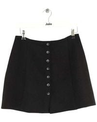 Reformation - Jupes Mini jupe noir - Lyst