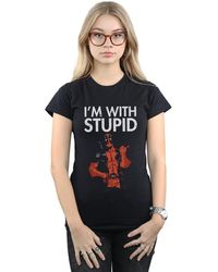 Marvel - T-Shirt I'M With Stupid - Lyst