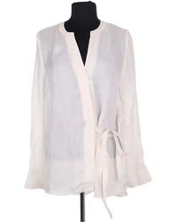 Sandro - Blouses Blouse Blanche - Lyst