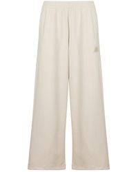 adidas - Trainingsbroek Soft Lux Straight Leg Tracksuit Bottoms - Lyst