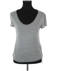 Zadig & Voltaire - Blouses T-shirt en coton gris - Lyst