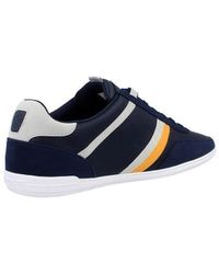 lacoste mens giron trainers dark red