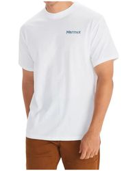 Marmot - T-shirt M Dot Tee SS - Lyst