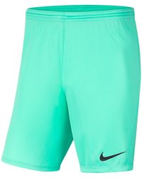 Nike Korte Broek Park Iii Knit Short Nb - Groen