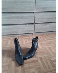 Tamaris - Bottines Bottines en cuir noir - Lyst