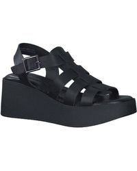 Tamaris - Sandales black casual open sandals - Lyst