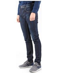 Heren Kleding voor voor Jeans voor Skinny jeans Model angels in het Blauw voor heren Guess Denim Slim Fit Jeans Met Stretch 