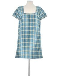 Paul & Joe - Robe courte Robe en laine bleue - Lyst