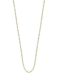 Lotus - Collier Collier En Argent Doré Petits Cubes - Lyst