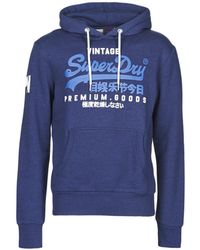 superdry blue sweatshirt