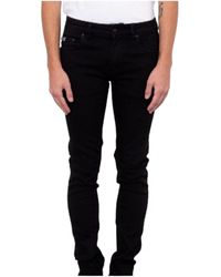 Versace Skinny Jeans A2gza0k8 Zup506 - Zwart
