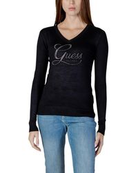 Guess - Pull Ls Vn Stephanie Logo Swtr W6Rr50 Z2Nq2 - Lyst