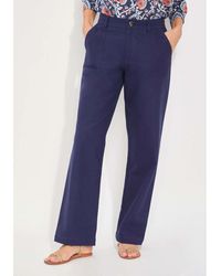 La Fiancee Du Mekong - Pantalon Pantalon droit coton épais LINE - Lyst