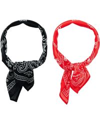 HUGO - Schal 2 Bandana_Pack_M - Lyst