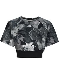 adidas - T-shirt w aop crp tee - Lyst