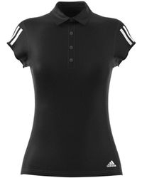 adidas - T-shirt Tennis-polo Club 3 Stripes - Lyst