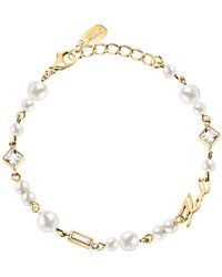 Karl Lagerfeld - Bijoux Bracelet en acier et cristal - Lyst