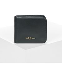 Fred Perry - Portemonnee Smooth Leather Billfold Wallet - Lyst