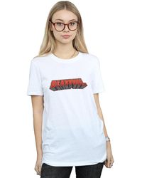 Marvel - T-shirt Deadpool Text Logo - Lyst