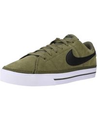 Nike COURT LEGACY SUEDE Chaussures - Vert