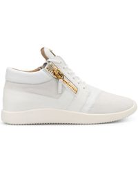 Giuseppe Zanotti kriss croco sneakers wit vind je in Sneakerstad