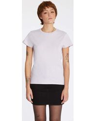 Volcom - T-shirt Camiseta Chica Stone Blanks Tee Lavender - Lyst