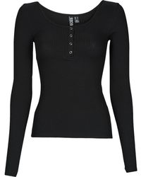 Pieces - Langarmshirt pckitte ls top - Lyst