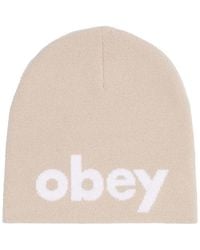 Obey - Bonnet Lowercase Beanie - Lyst