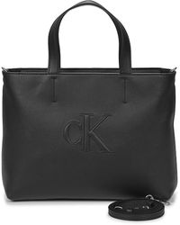 Calvin Klein - Shopper Sculpted Mini Ew Tote - Lyst