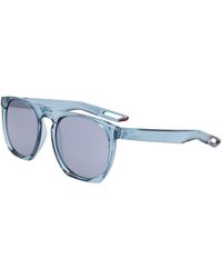 Nike - Lunettes de soleil FLATSPOT XXII DV2258 Lunettes de soleil, Bleu/Argent, 5 - Lyst