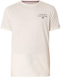 Tommy Hilfiger - Pyjamas / Chemises de nuit T-shirt à logo Lounge Chest - Lyst