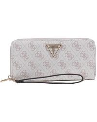 Guess - Portemonnee Laurel Ii Slg Large Zip Around Swsg74 59146 - Lyst