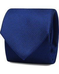 Suitable - Cravates et accessoires Cravate Bleu Royal Soie - Lyst