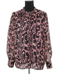 Ba&sh - Blouses Blouse En Soie Noire - Lyst