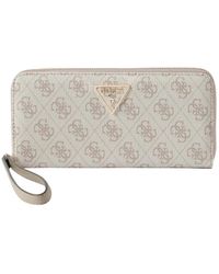 Guess - Portemonnee Laurel Ii Slg Large Zip Around Swsg74 59146 - Lyst